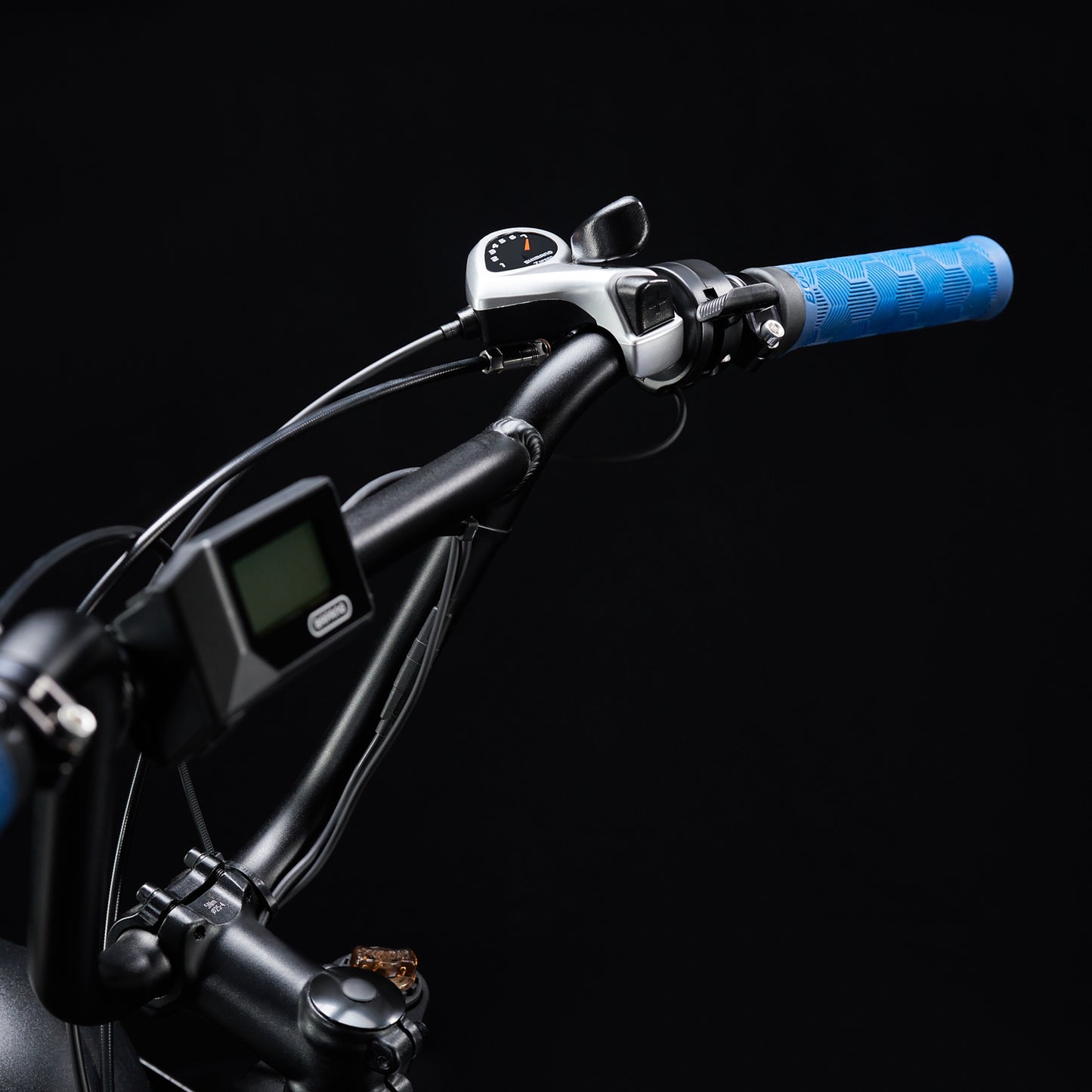 E-Champ 66 Retro Fat Tyre Electric Bike Silverstone Racing Silver