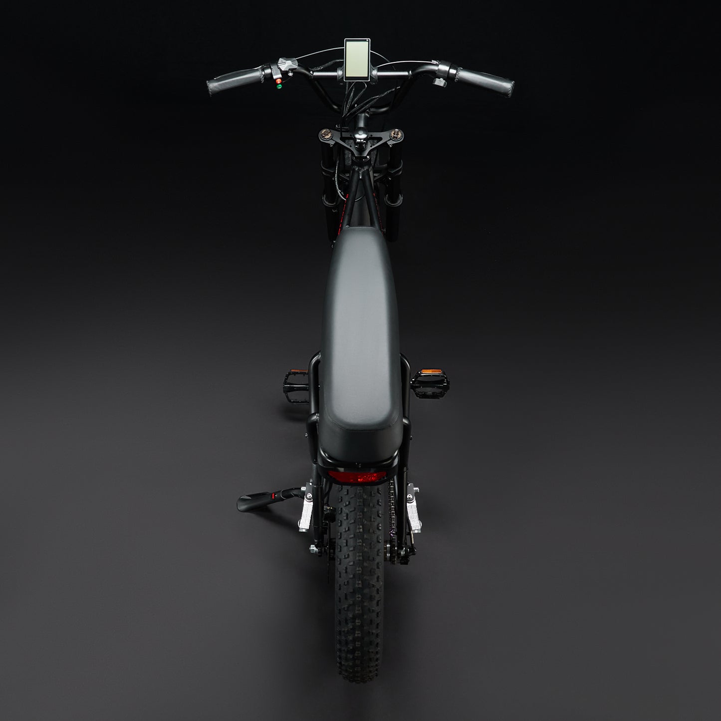 E-Champ RAW Retro Fat Tyre Electric Bike Baluga Black