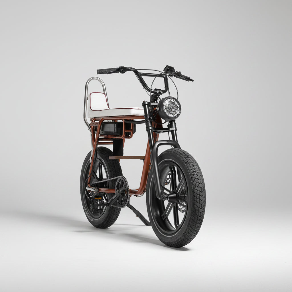 Electric Chopper Bike Bronze Front