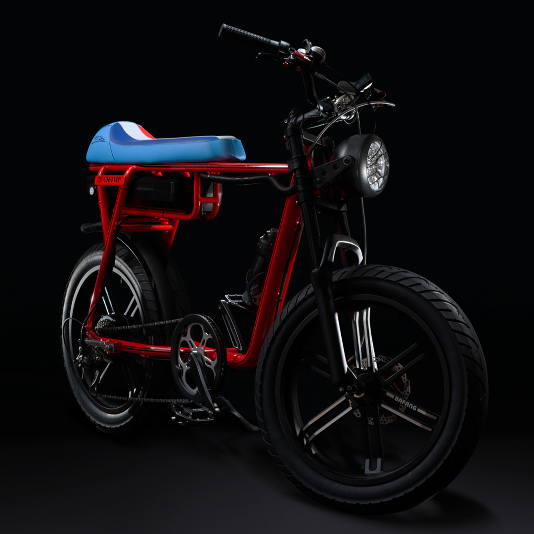 E-Champ Ocon 31 Limited Edition Retro Fat Tyre Electric Bike